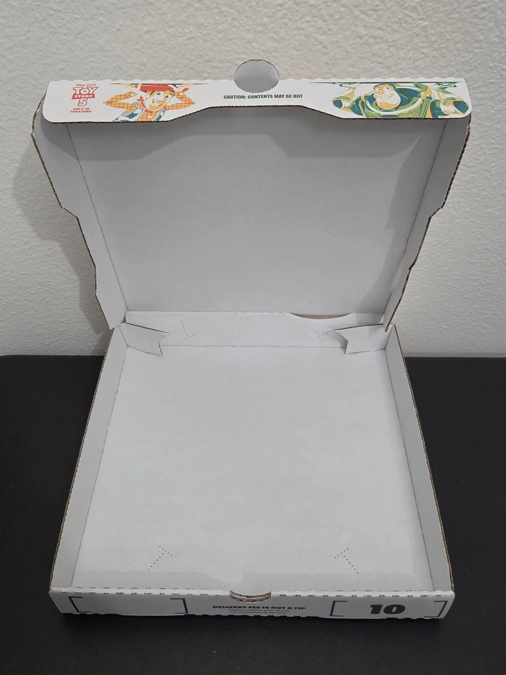 BRAND NEW Disney Pixar Toy Story 5 Papa John's Pizza Box Collectible
